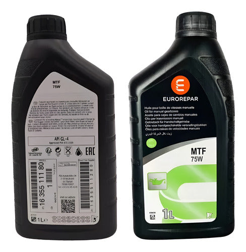 Aceite Caja De Cambio Transmision 75w80 (1 Litro) Eurorepar