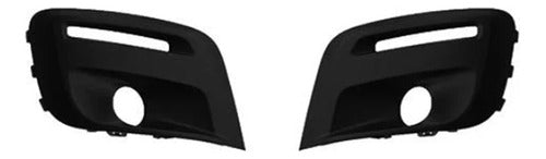 Kit Moldura De Neblinero (der/izq)peugeot/citroen Partner/be Negro