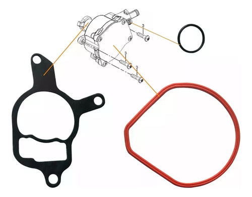 Empaque Bomba Vacío Volkswagen Passat/beetle/jetta/gol 2.5