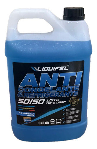 Refrigerante Coolant Liquifel 50/50 Concentrado 4 Litros Azul