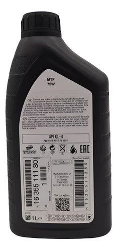 Aceite Caja De Cambio Transmision 75w80 (1 Litro) Eurorepar
