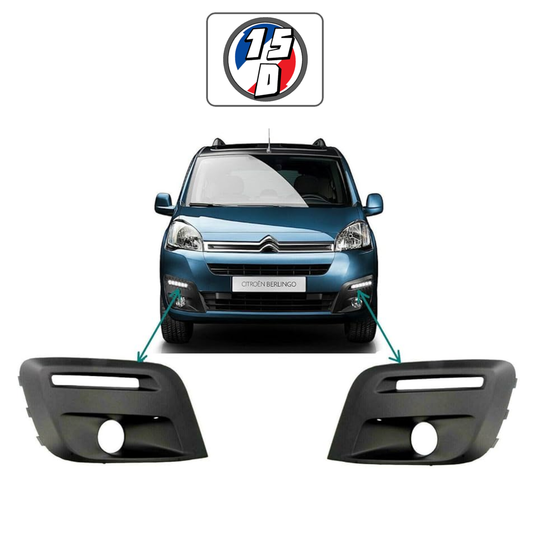 Molduras de Neblinero para Parachoques - Citroën Berlingo Y Peugeot Partner (2015-2018) OEM (1513564680, 1613564680)