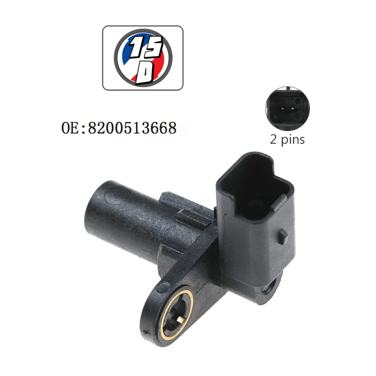 Sensor de Posición de Cigüeñal o captor punto para Motores Renault 2.0 16v F4R - Código OEM 82005-13668